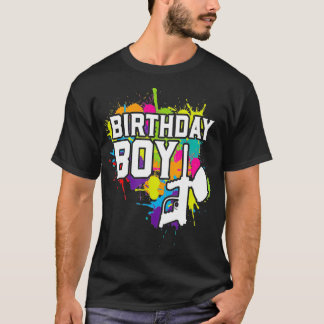 Camiseta Paintball Birthday Boy Party Theme