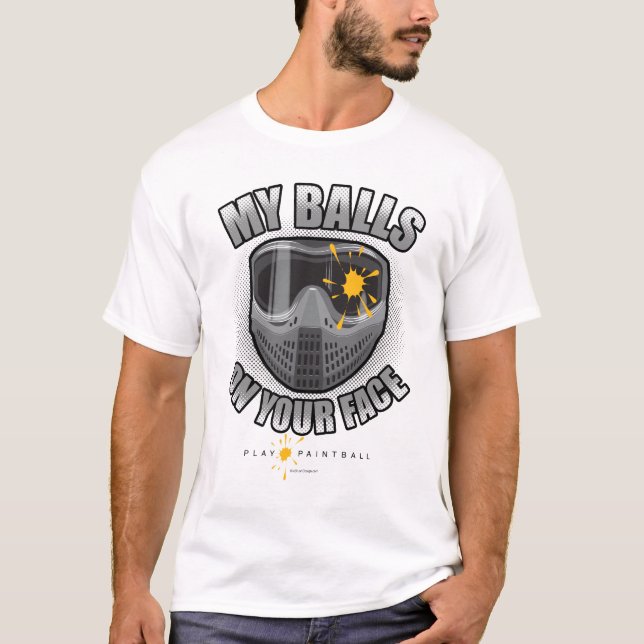 Camiseta Paintball em sua cara (Frente)