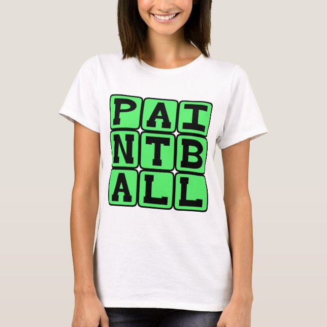 Camiseta Paintball, Esportes (Frente)