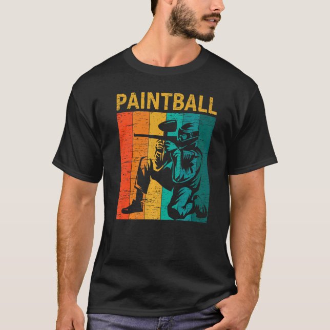 Camiseta Paintball Vintage (Frente)
