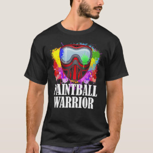 Camiseta Paintball Warrior Mask Squad Paintballer Air Gun S