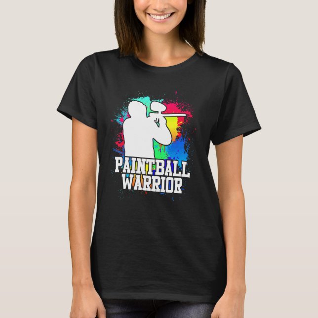 Camiseta Paintball Warrior Paintballer (Frente)