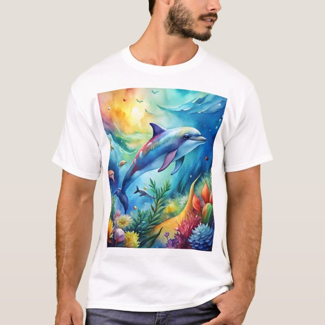 Camiseta Painted Dolphin (Frente)