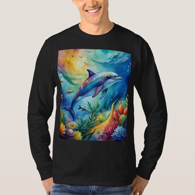 Camiseta Painted Dolphin (Frente)