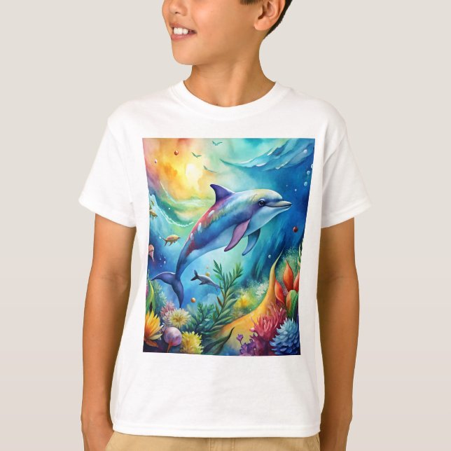 Camiseta Painted Dolphin (Frente)