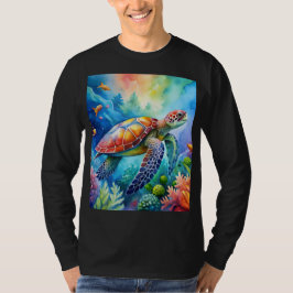 Camiseta Painted Sea Turtle 