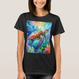 Camiseta Painted Sea Turtle