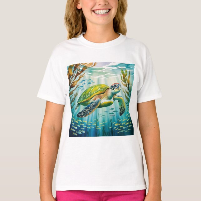 Camiseta Painted Turtle (Frente)