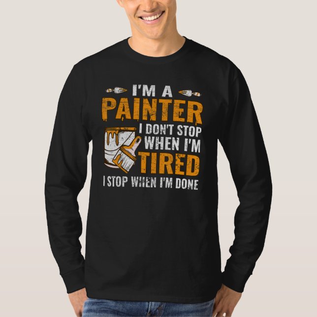 Camiseta Painter master painter craftsman plasterer paintin (Frente)