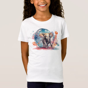 Camiseta Painterly The Elephant Painting Creative Elephant