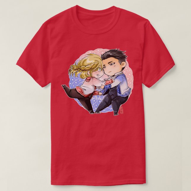 Camiseta Pair Skating Otayuri (Frente do Design)