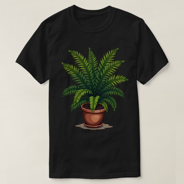 Camiseta Pais Amantes de Samambaia Botânica (Frente do Design)