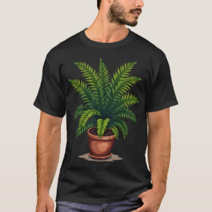 Camiseta Pais Amantes de Samambaia Botânica