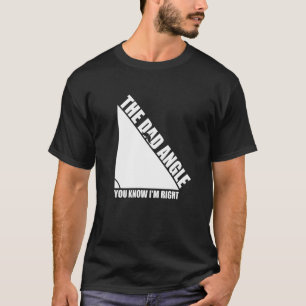 Camiseta Pais Ângulo Adoram Geometria Do Dia de os pais De