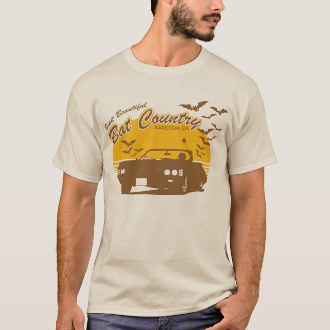 Camiseta País bonito do bastão da visita (Frente)