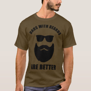 Camiseta Pais com barbas Pai Legal Engraçada Citação de Hum
