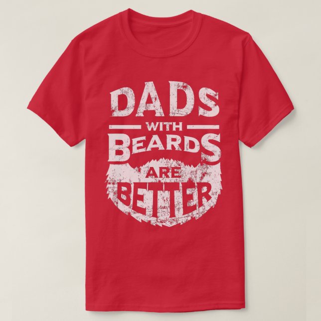 Camiseta Pais com barbas são mais aflitos e de longo alcanc (Frente do Design)