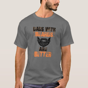 Camiseta Pais Com Barbas São Mais Engraçados No Aniversário
