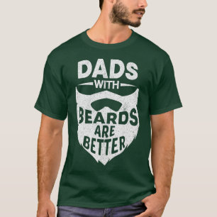 Camiseta Pais Com Barbas São Mais Engraçados Pai De Barba P