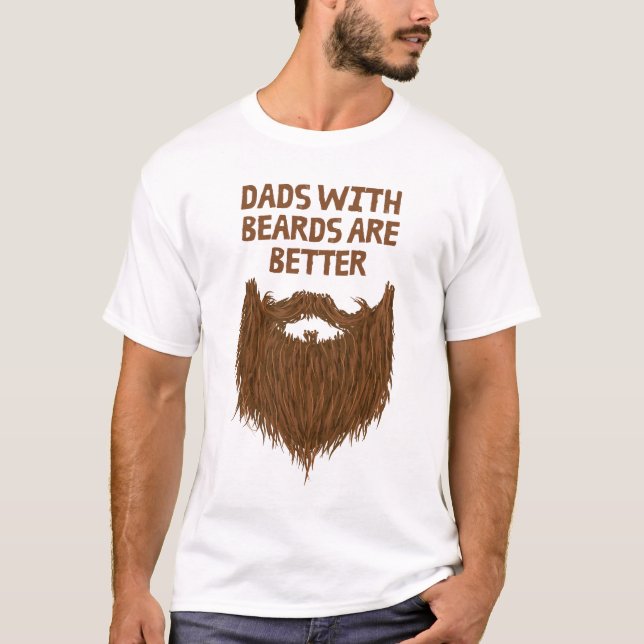 Camiseta Pais Com Barbas São Melhores (Frente)