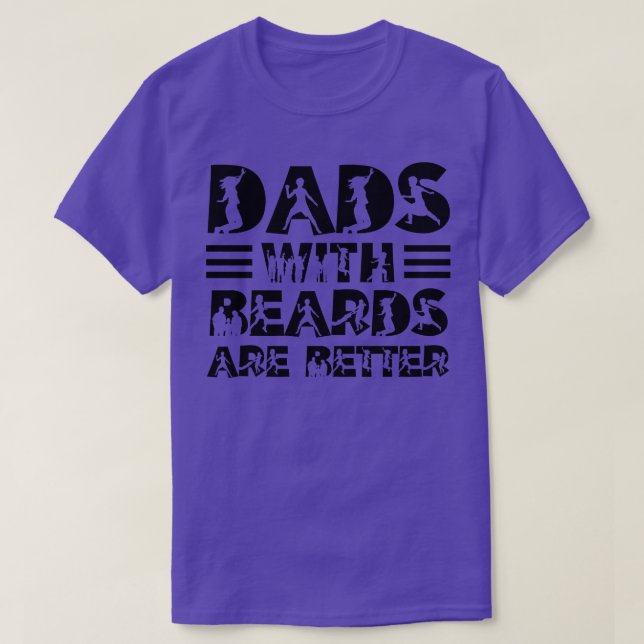 Camiseta Pais com barbas são melhores 37 (Frente do Design)