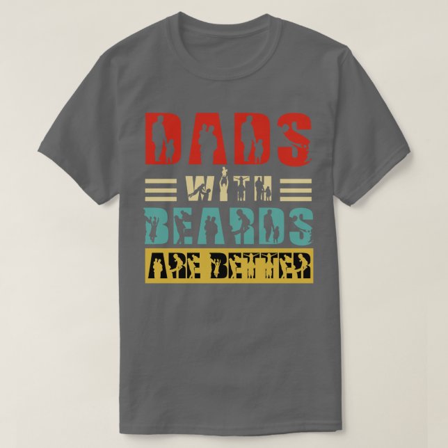 Camiseta Pais com barbas são melhores 82 (Frente do Design)