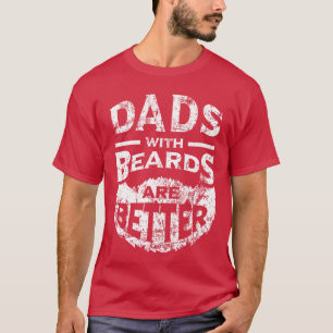 Camiseta Pais com Barbas são Melhores Garoto Aflito