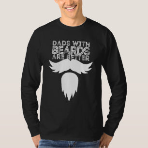 Camiseta Pais Com Barbas São Melhores Para A Barba Dia de o