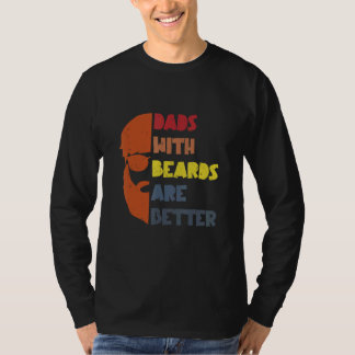 Camiseta Pais Com Barbas São Melhores Para Um Cara De Mão I
