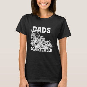 Camiseta Pais Contra a Maconha Design de Jardinagem Engraça