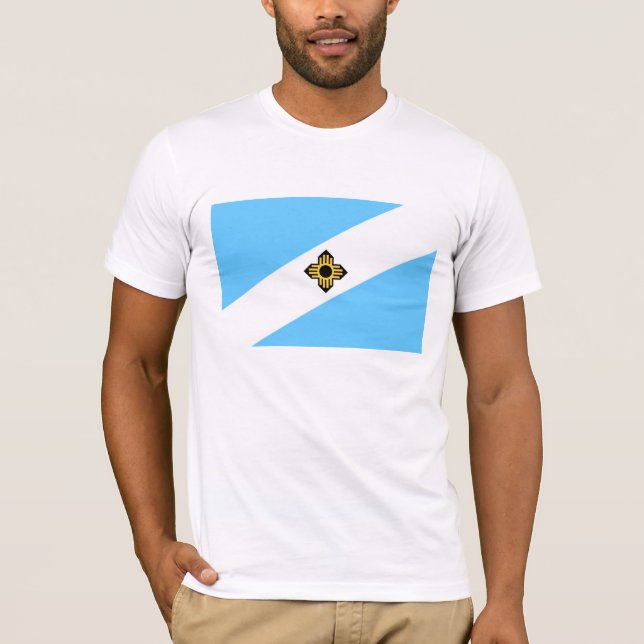 Camiseta País da América do Estado da bandeira de Madison (Frente)