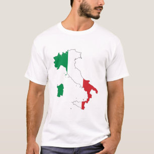 Camiseta País da bandeira de Italia