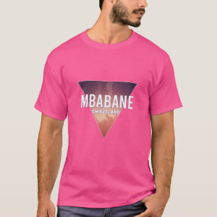Camiseta País Da Suazilândia Com Capital Ou Cidade Principa