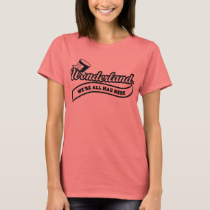 Camiseta País das maravilhas da equipe: Hatter louco