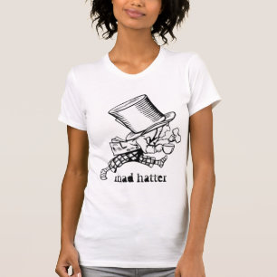 Camiseta país das maravilhas louco de Alice do hatter
