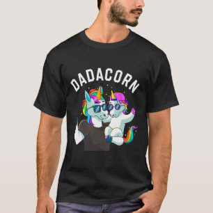 Camiseta Pais de Aniversário da Família Pai Mens Dadacorn