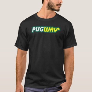 Camiseta Pais de Cachorro Uniforme de Chef de Comida Pug
