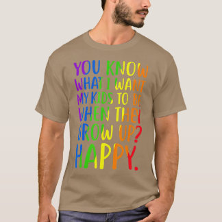 Camiseta Pais de Consciência LGB Mãe Pai Orgulho gay Arco-Í