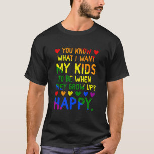 Camiseta Pais de Consciência LGBT Mãe Gay Les Trans Pride