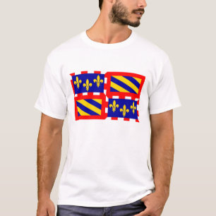 Camiseta País de france da bandeira da região francesa de