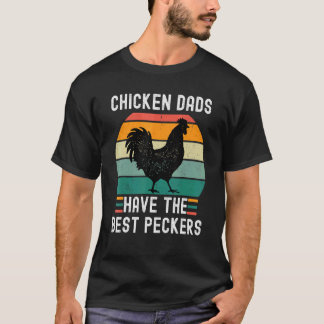 Camiseta Pais de frango engraçados têm os melhores pintos F