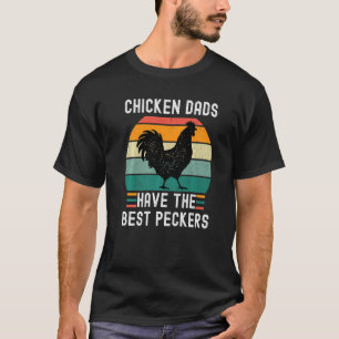 Camiseta Pais de frango engraçados têm os melhores pintos F
