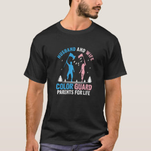 Camiseta Pais de Guarda de Cores para Marido e Esposa para