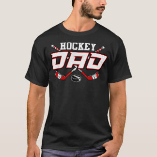 Camiseta Pais De Hóquei Para Homens Papá Dia de os pais Vin