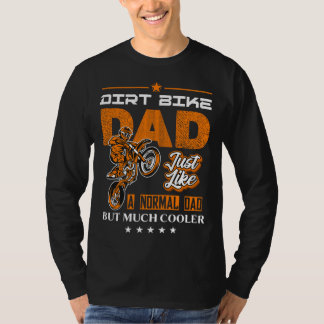 Camiseta Pais de motocross Biker Motorbike Birday
