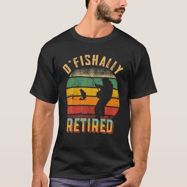 Camiseta Pais De Retirada Ofisicamente Da Pesca (Frente)
