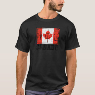 Camiseta País do Campo de Futebol do Canadá - Bandeira do O