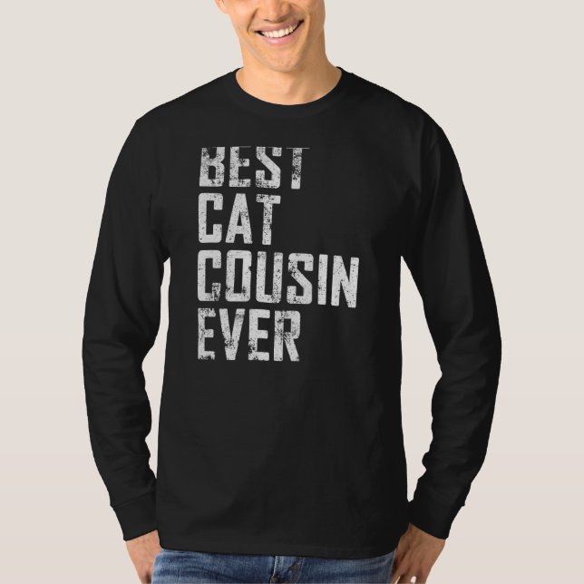 Camiseta Pais do Dia dos Pais Melhor Primo de Gato Alguma V (Frente)
