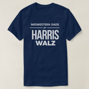 Camiseta Pais do meio-oeste para Harris Walz