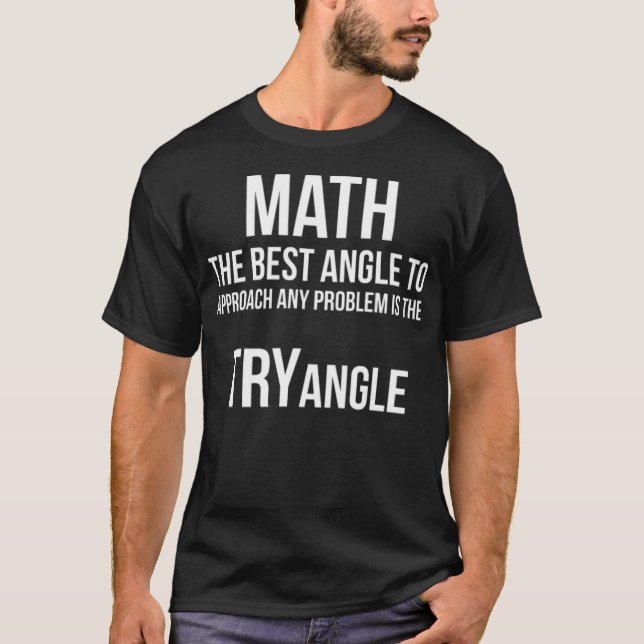 Camiseta País do rancho do Geek Engraçado do Math Tryangle (Frente)